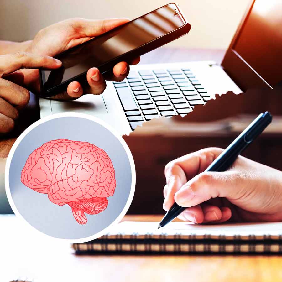 Research shows that handwriting activates the brain more than typing