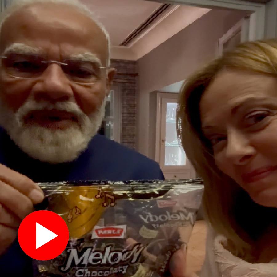 Video shows Indian PM Narendra Modi gifts Italian PM Meloni a packet of Melody chocolate, internet applauds