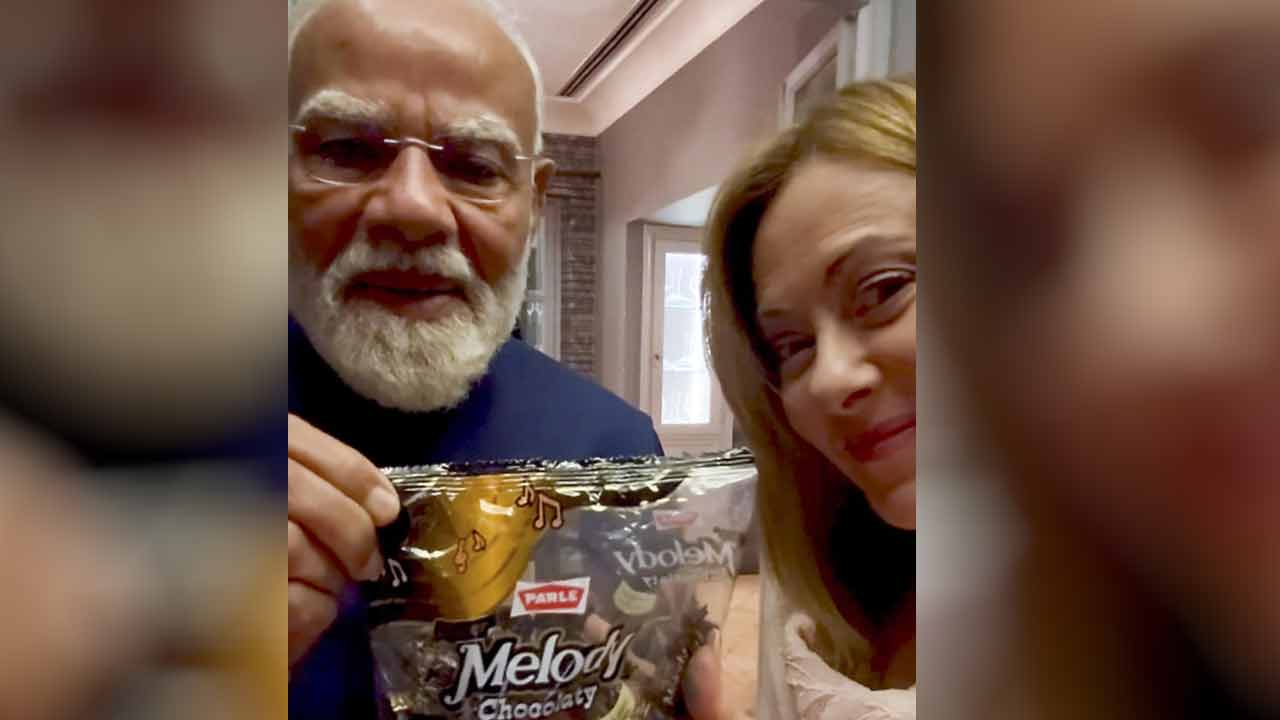 প্রধানমন্ত্রী নরেন্দ্র মোদীর সঙ্গে ইটালির প্রধানমন্ত্রী জর্জিয়া মেলোনি।
