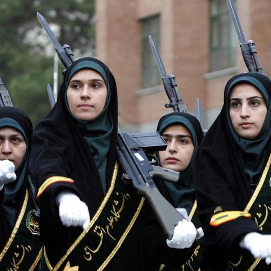 Iran gives training of AK-47 rifle to their countrymen including women and children in mosques to counter US and Israel 