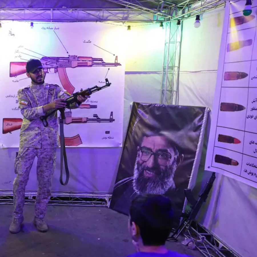 Iran gives training of AK-47 rifle to their countrymen including women and children in mosques to counter US and Israel 