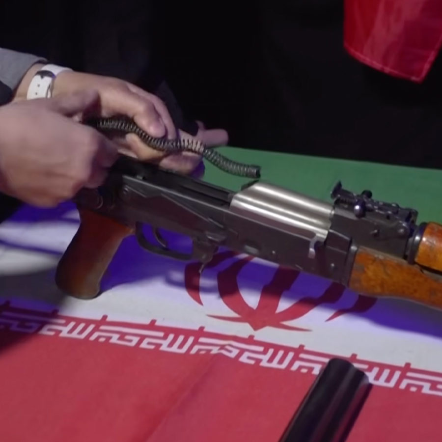 Iran gives training of AK-47 rifle to their countrymen including women and children in mosques to counter US and Israel 