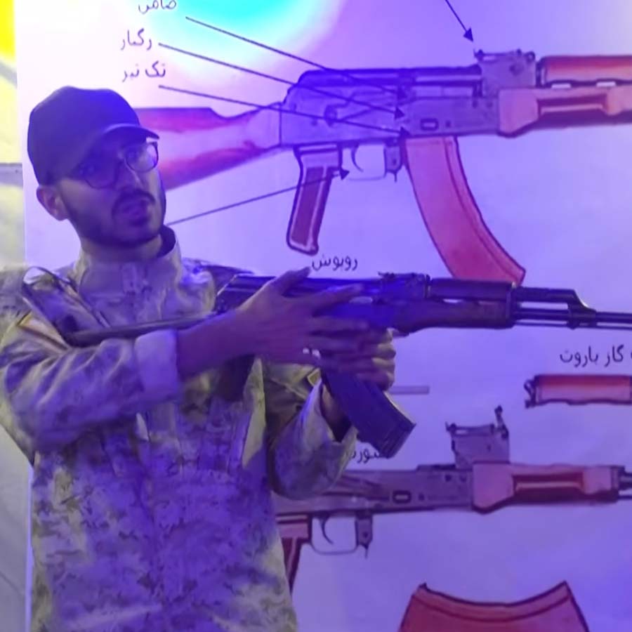 Iran gives training of AK-47 rifle to their countrymen including women and children in mosques to counter US and Israel 