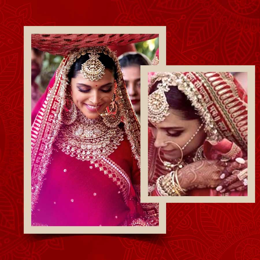 দীপিকার ওড়নায় সব্যসাচী লিখেছিলেন, ‘সদা সৌভাগ্যবতী ভব’!