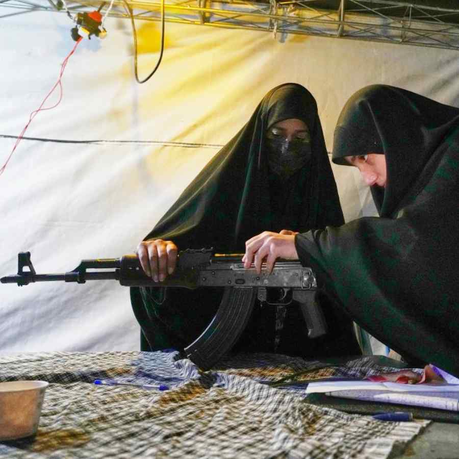 Iran gives training of AK-47 rifle to their countrymen including women and children in mosques to counter US and Israel
