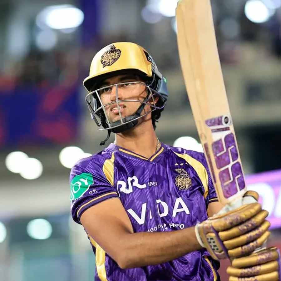 KKR batter Angkrish Raghuvanshi