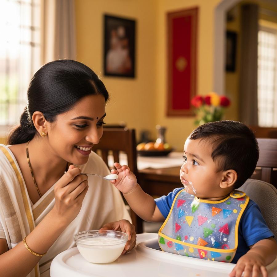 শিশুদের কবে থেকে দই খাওয়ানো যেতে পারে?