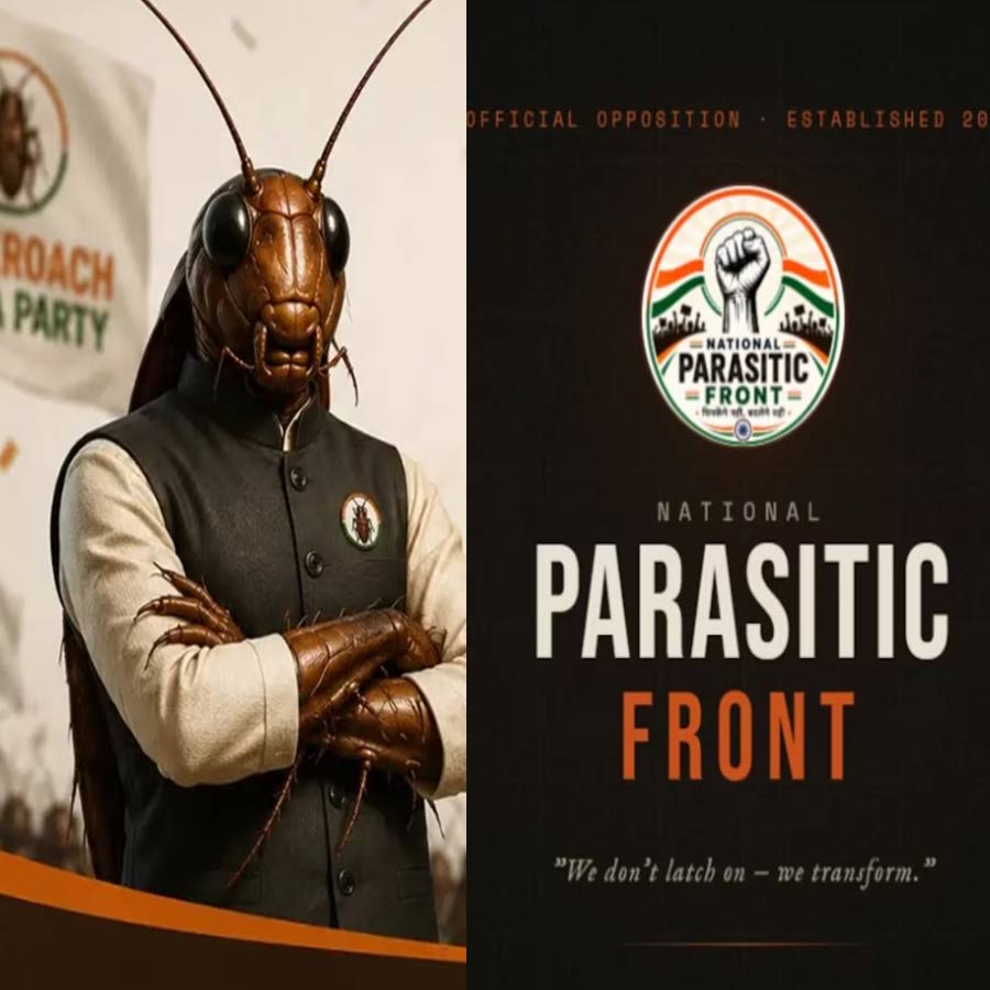 After Cockroach Janata Party another satirical movement Political Party National Parasitic Front come in focus