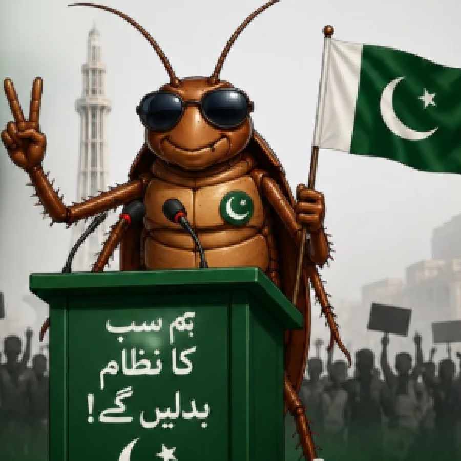 India’s Cockroach Janta Party Trend Crosses Border as Pakistan Launches Viral Cockroach-Themed Political Satire Parties