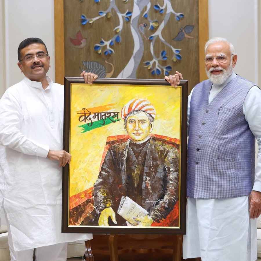 Chief Minister of West Bengal Suvendu Adhikari meets Prime Minister Narendra Modi in Delhi
