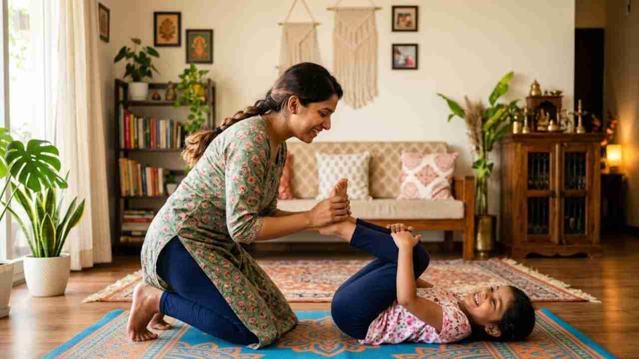 Beat the Summer heat, these are Simple Yoga Poses for Kids to Cure Stomach Upsets & Fatigue