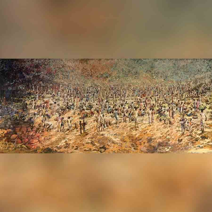 কালান্তর: চার শিল্পীর মিলিত প্রদর্শনী অ্যাকাডেমি অব ফাইন আর্টসে।