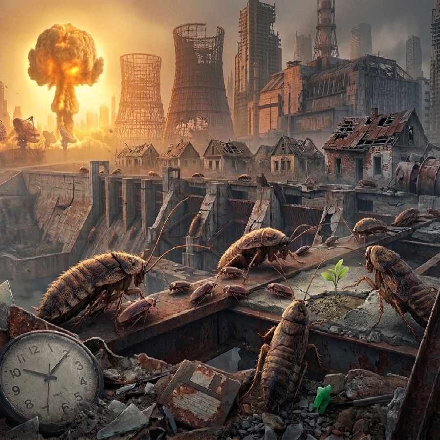 cockroach and nuclear explosion