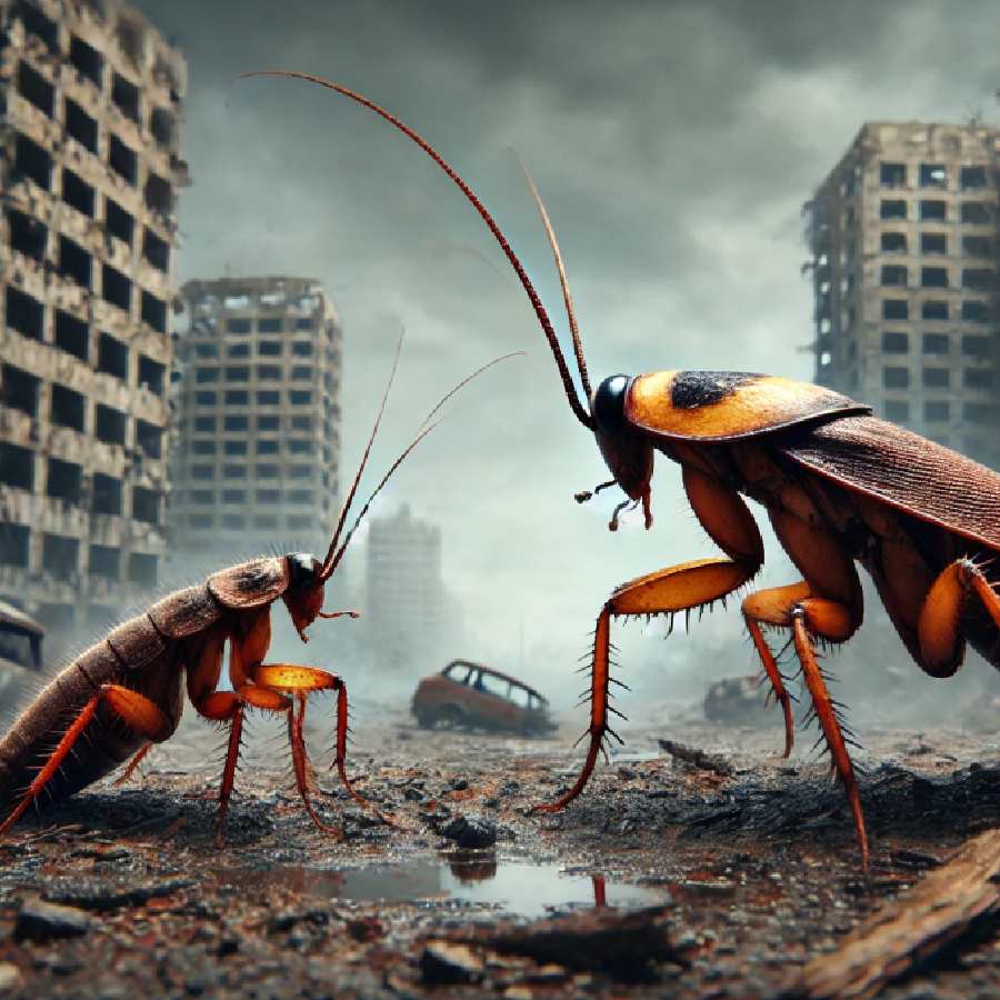 cockroach and nuclear explosion