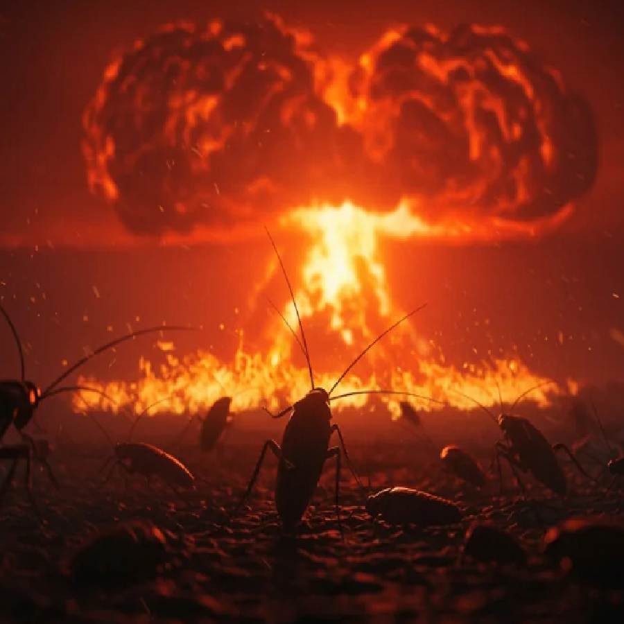 cockroach and nuclear explosion