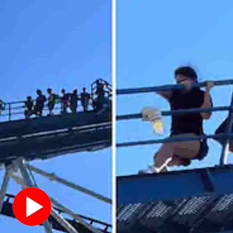 Video of Texas roller-coaster power outrage leaves rider stranded mid air dgtl