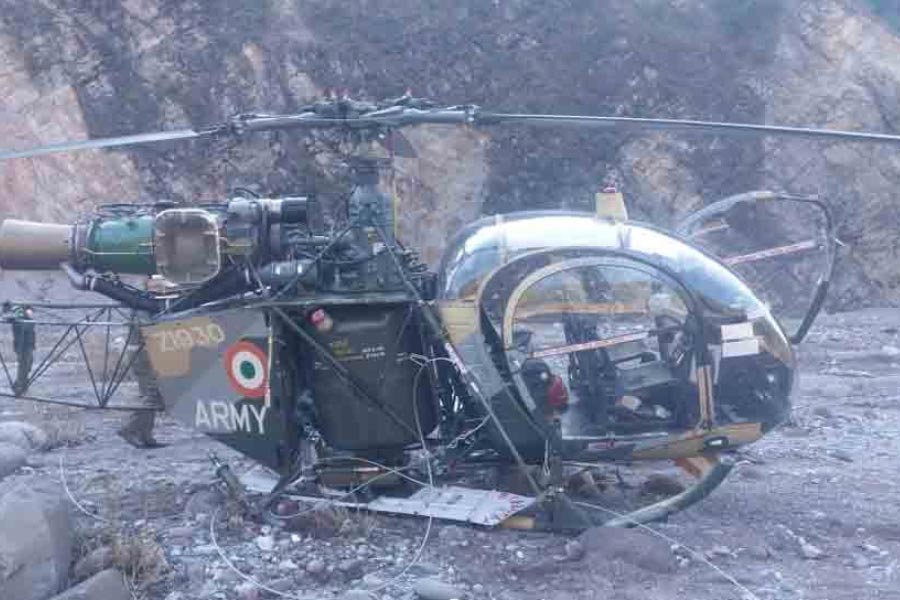 Indian Military Helicopter Crash 