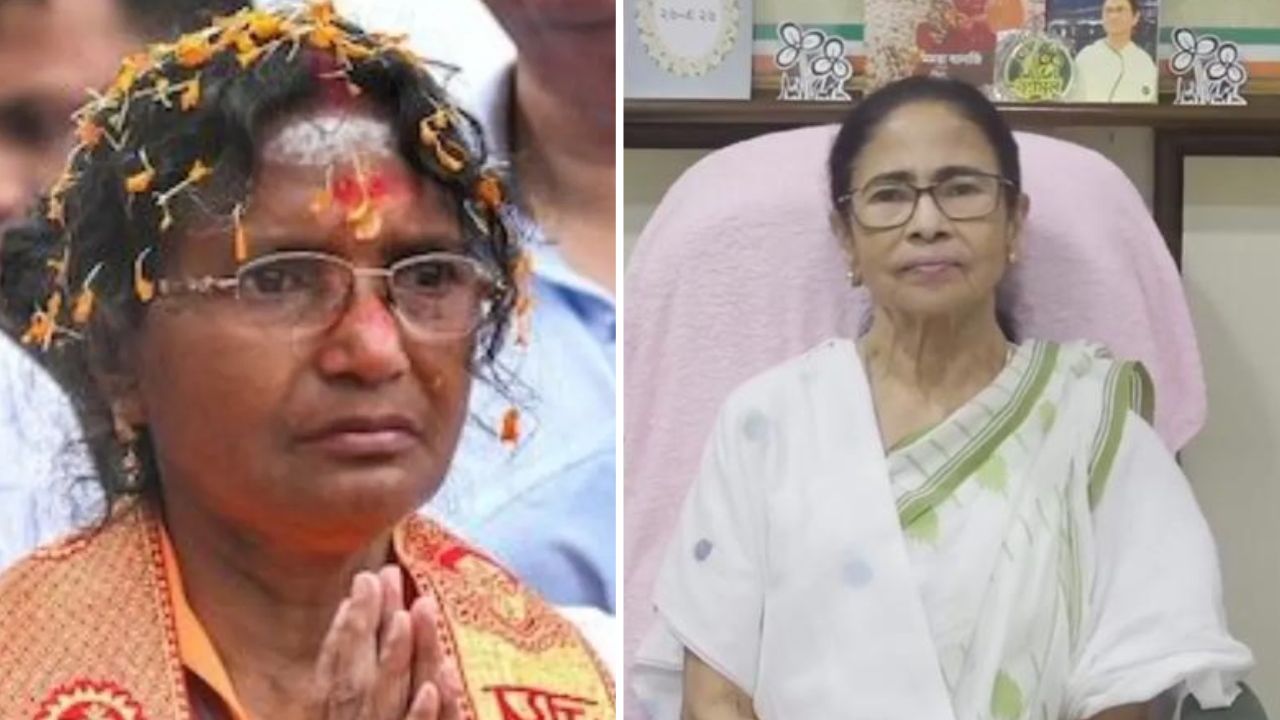 Ratna Debnath and Mamata Banerjee