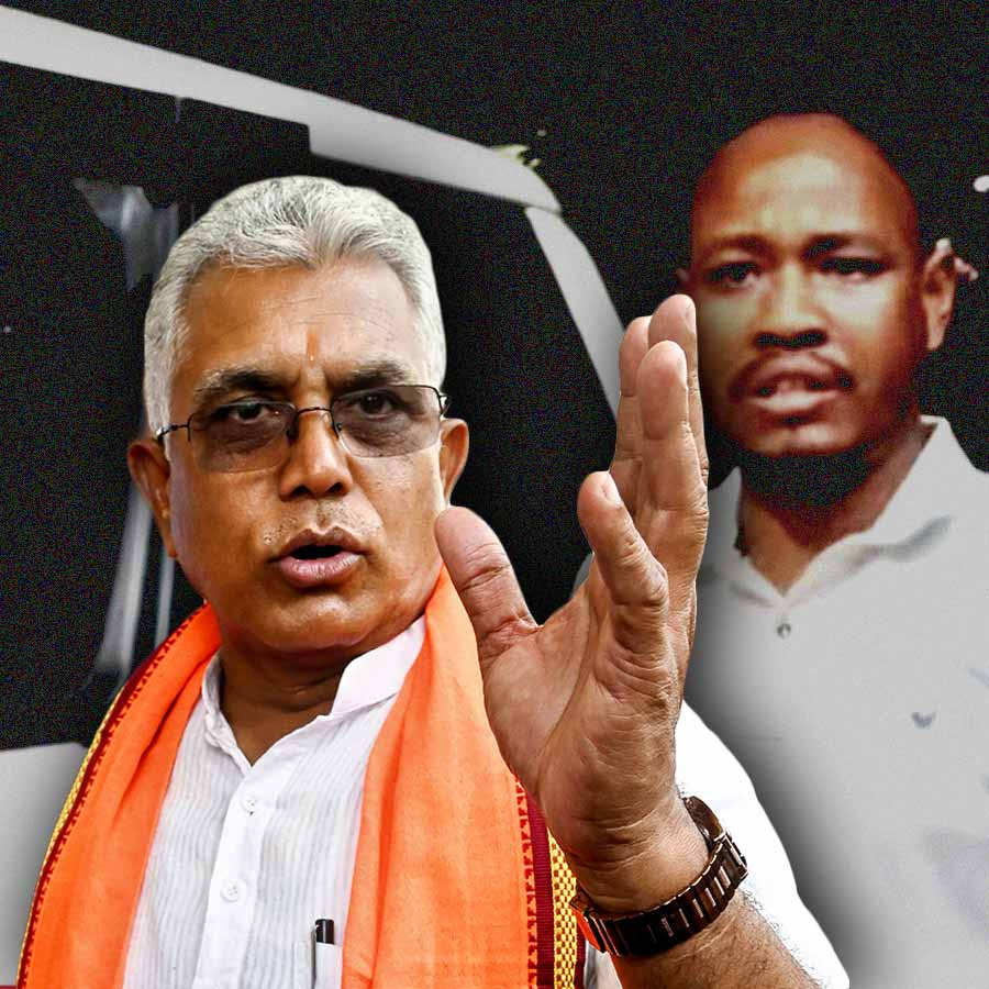 Minister Dilip Ghosh warned the police after the arrest of suspended BDO Prashanta Barman
