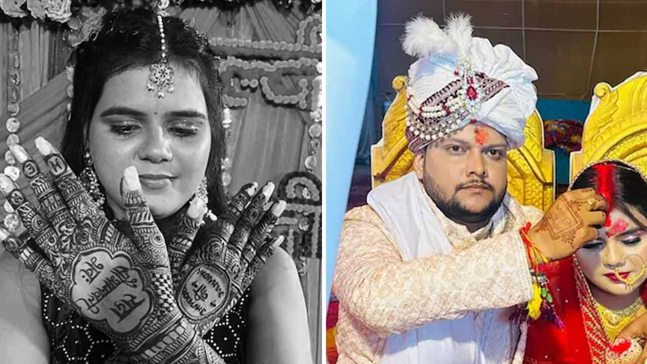 স্বামী ভূপেন্দ্রের সঙ্গে শ্বেতা সিংহ। ছবি: সংগৃহীত।