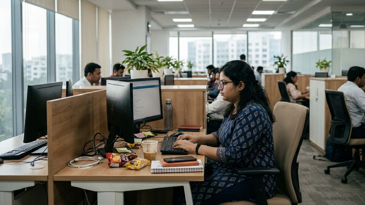 ওজন বাড়ছে বসে কাজে। কী ভাবে মেদ ঝরবে?