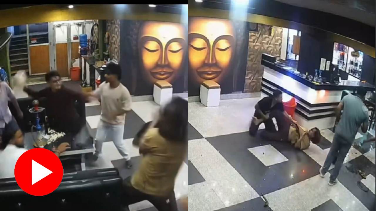Video claims brawl erupts between group of men in restaurant due to payment dispute