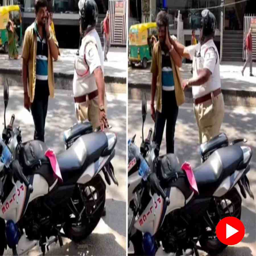A video shows a brawl between an auto driver and police goes viral dgtl