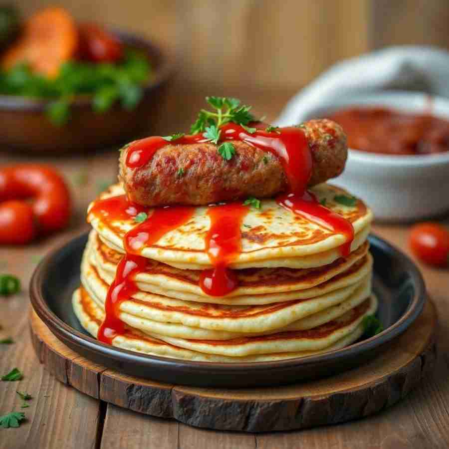 সুজি ও দইয়ের প্যানকেক