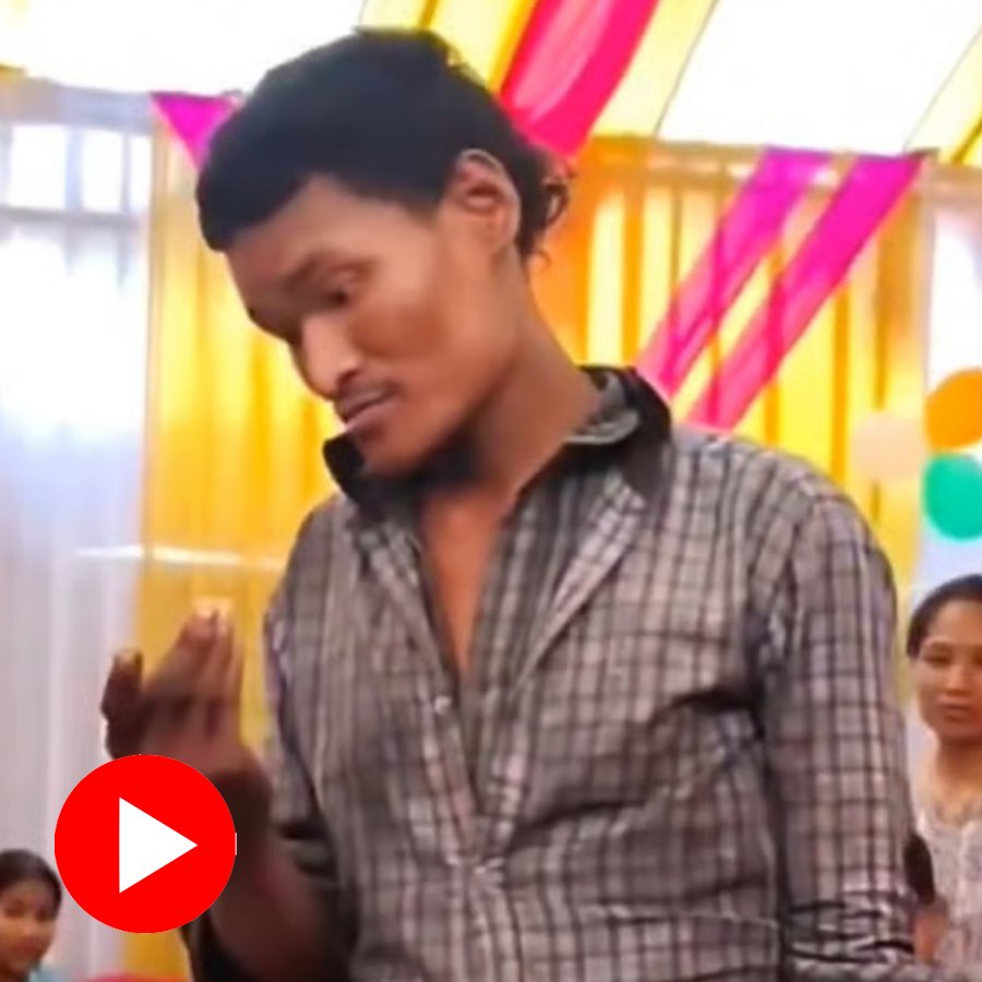 Video shows mentally challenged man from Assam enters wedding and gives 10 rupees to bride as blessing