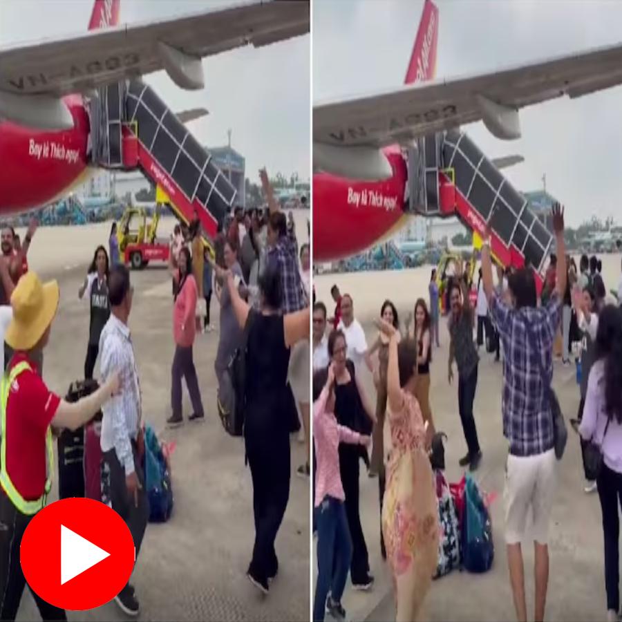 Indian tourists performing garba at Vietnam airport, video goes viral dgtl