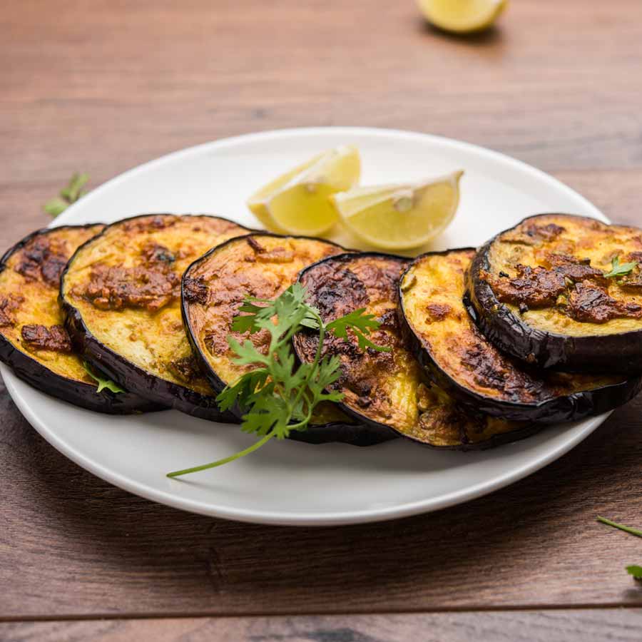 Tips to fry eggplant with less oil