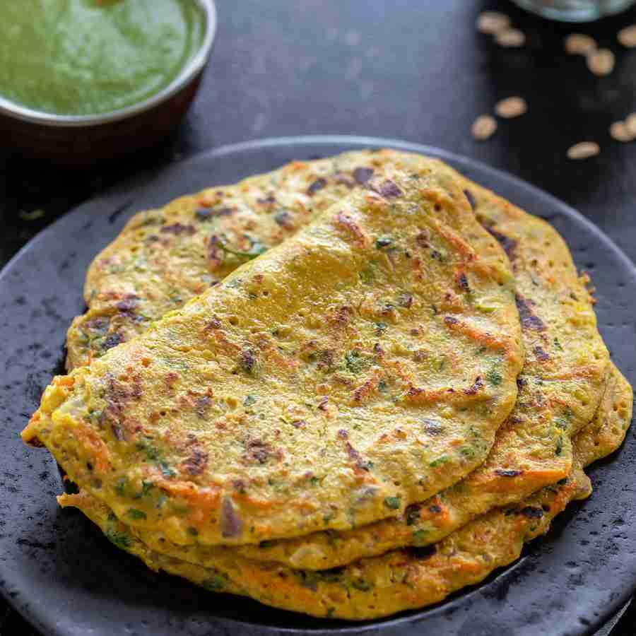 ওট্‌স ও সুজির মুচমুচে চিলা