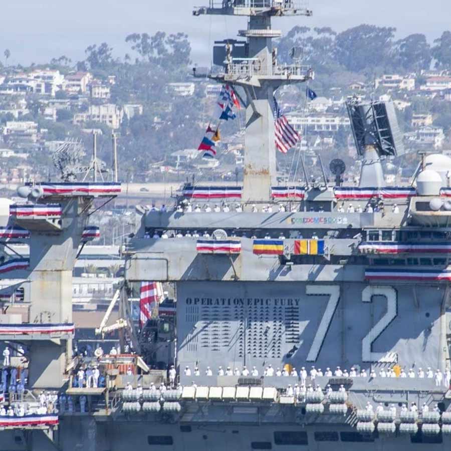 Submarines to Drones, US nuclear aircraft carrier Abraham Lincoln returns home with 174 kill marks