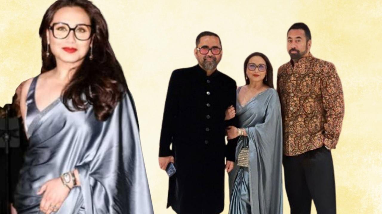 নিউ ইয়র্কে সব্যসাচী মুখোপাধ্যায়ের পার্টিতে রানি