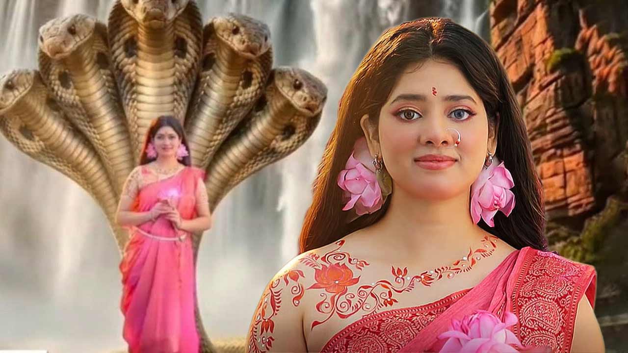'মনসামঙ্গল' ধারাবাহিকে দিতিপ্রিয়ার লুক।