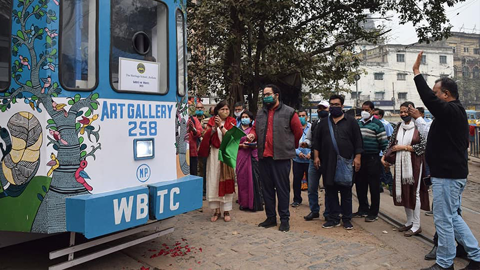 The Heritage School principal Seema Sapru at the inauguration. Source: The Heritage School