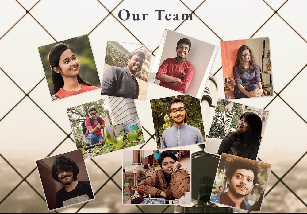 Team Parapraxis Project: (From left, first row) Sainaz Farzana Kazi, Soham Adhikari, Ishan Purkait and Ditsa Mandal; (from left, second row) Abhista Goswami, Samidh Sadhu and Disha Chakraborty; (from left, third row) Dhritimay Sarkar, Ranjana Sarkar and Sparsha Barman. SOURCE: The Parapraxis Project website