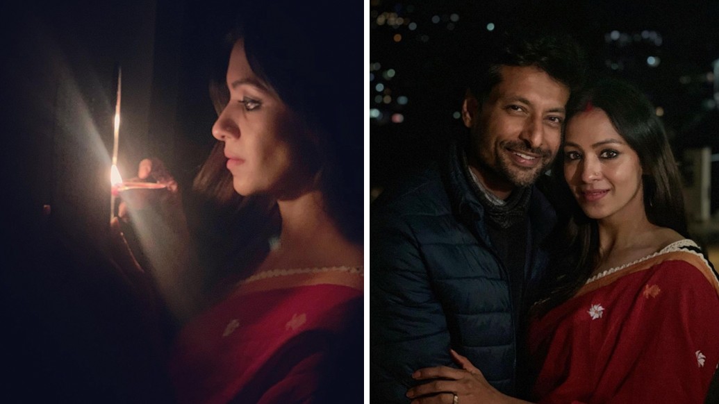 অভিনেতা ইন্দ্রনীল সেনগুপ্তের সঙ্গে করবা চৌথ পালনের কিছু মুহূর্ত ইনস্টাগ্রামে শেয়ার করেন তারকা স্ত্রী বরখা বিস্তও। নেটিজেনদের সামনে তুলে ধরেছেন তাঁদের রোম্যান্স।