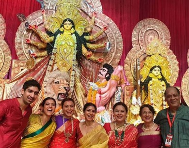 Durga Puja 2019: Celebrities gathered in North Bombay Puja Pandal and celebrated the ceremony dgtl