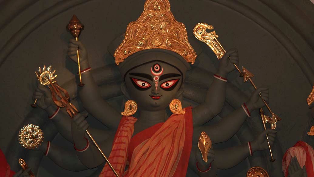 নলিন সরকার স্ট্রিট সর্বজনীন এই আকালে ভেবেছে কাঠামো পুজোর কথা।