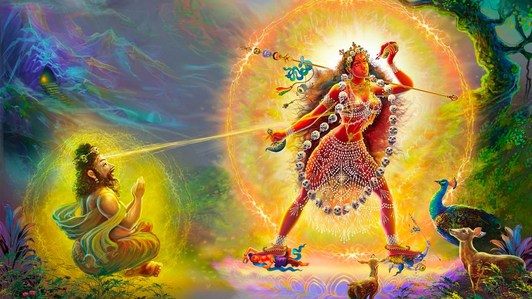 দুর্গা ও সরস্বতীর অপর নাম হিসেবেও ব্যবহৃত হয়েছে ভদ্রকালী শব্দটি। ভদ্রকালী নামের ভদ্র শব্দের অর্থ কল্যাণ এবং কাল শব্দের অর্থ শেষ সময়। যিনি মরণকালে জীবের মঙ্গল করেন, তিনিই ভদ্রকালী।