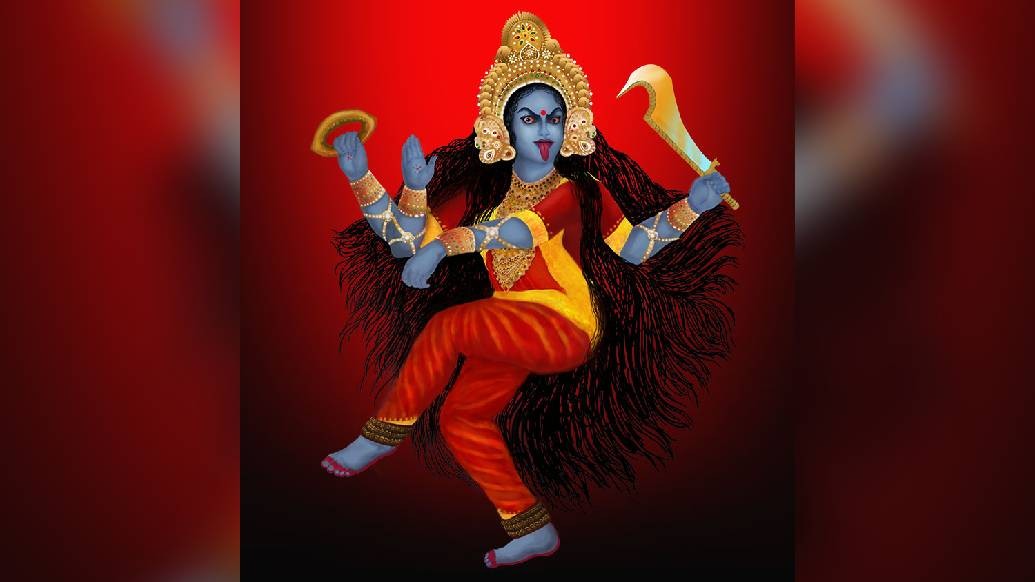 দুই রকম মত রয়েছে ভদ্রকালীকে নিয়ে। কালিকাপুরাণ মতে, ভদ্রকালীর গায়ের রং অতসী ফুলের মতো। মাথায় জটা, কপালে অর্ধচন্দ্র ও গলায় কণ্ঠহার।