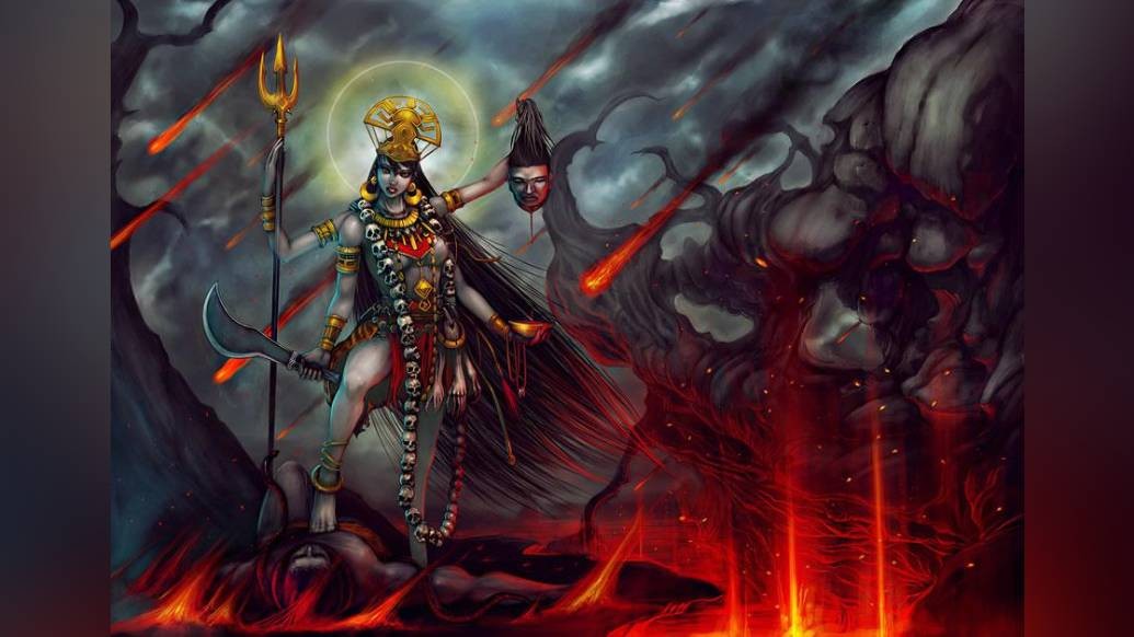 তন্ত্রসাধনা ও তান্ত্রিকচর্চায় কালরাত্রি দেবী প্রাচীনকাল থেকেই পূজিত। মহাভারত, মার্কণ্ডেয় পুরাণ, স্কন্দপুরাণ, দেবী ভাগবৎ পুরাণ, বরাহপুরাণে তাঁর উল্লেখ আছে।