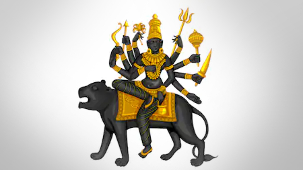 Durga Puja 2020: Goddess Durga is Worshiped as Devi Chandraghanta on the third day of Navaratri dgtl