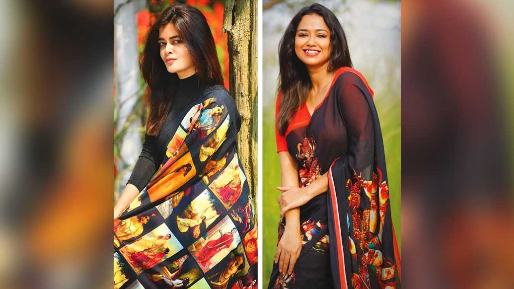 অর্গানিক কটনই এ বার ফ্যাশনে কেন ইন, এ প্রসঙ্গে অভিষেকের বক্তব্য, সহজেই পরে কেচে ফেলা যাবে এ ধরনের শাড়ি। করোনা নিয়ে আতঙ্কের কারণেই পরিবেশবান্ধব শাড়ি পরলে ফ্যাশনেও থাকা যাবে, আবার সাবধানও।