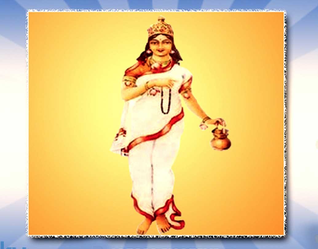 দ্বিতীয়ায় দেবী হন 'ব্রহ্মচারিণী'। পার্বতীর নানা রূপের মধ্যে একটি হল এই রূপ।