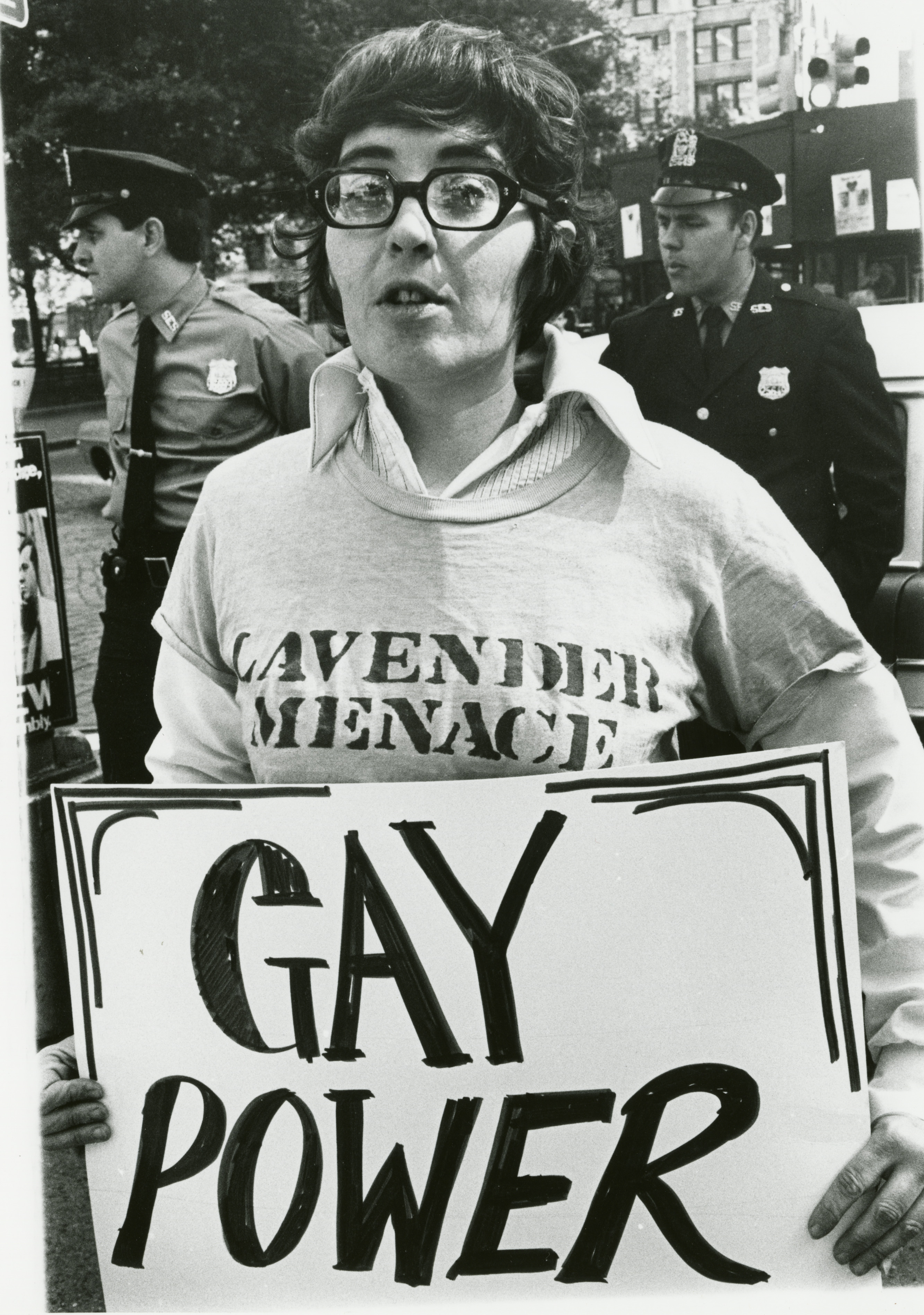 Photo by Diana Davies, “Ida,” member of the Gay Liberation Front and Lavender Menace, 1970