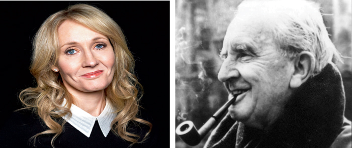 J.K. Rowling, J.R.R. Tolkien