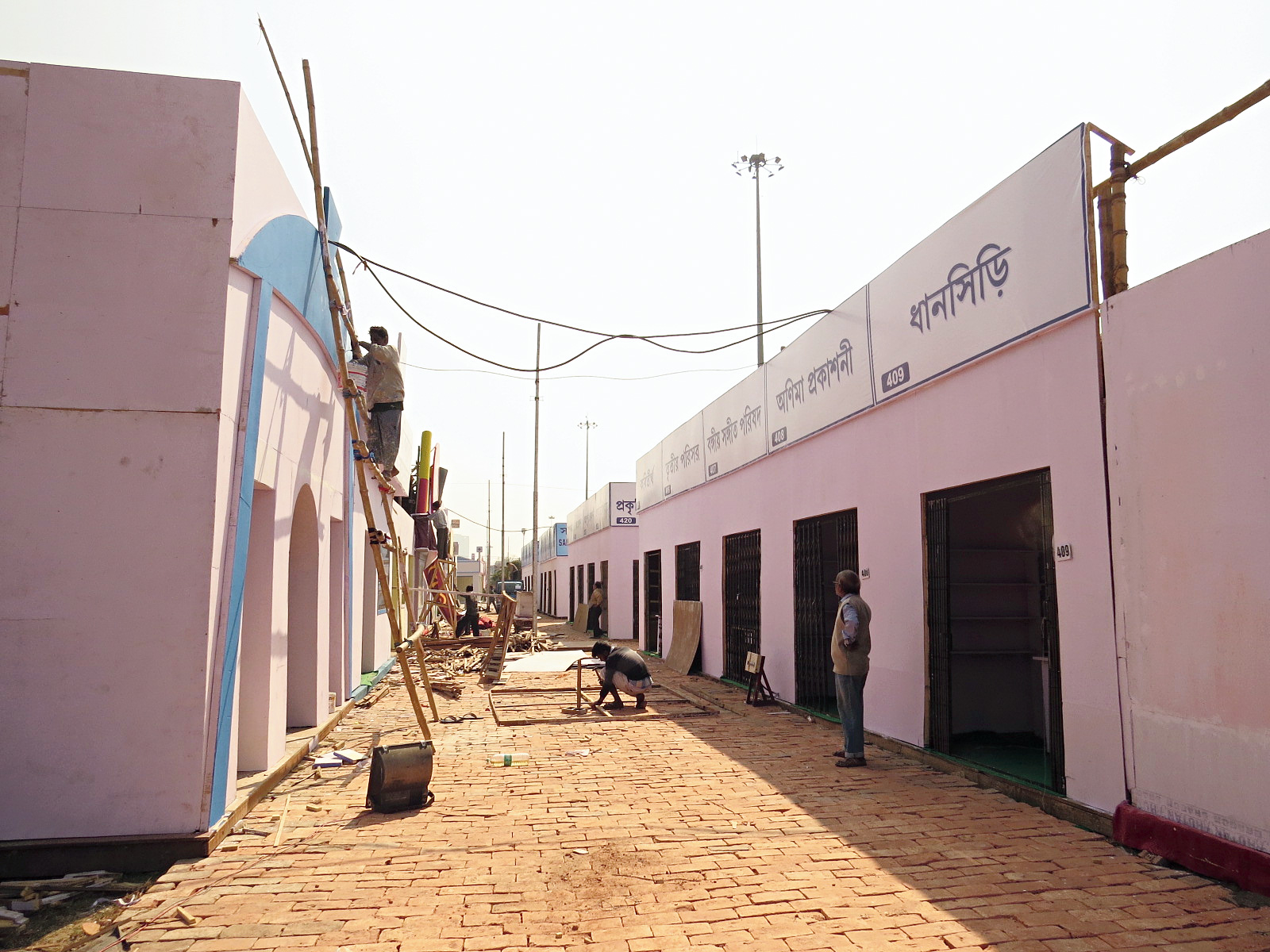 The passages between stalls will be wider this time.