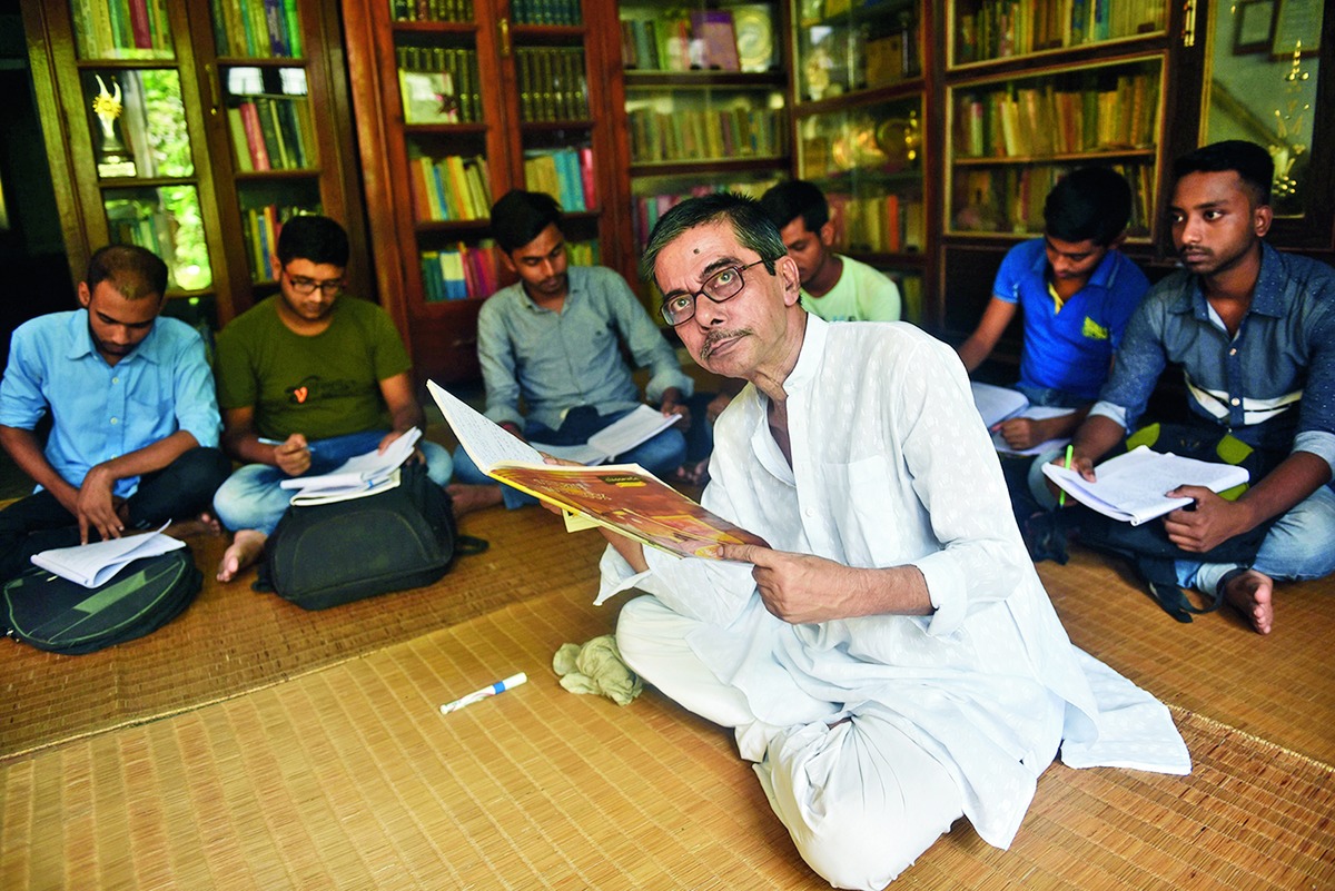 Perspective: Subhash Kundu at his Institute of Physics in Basirhat